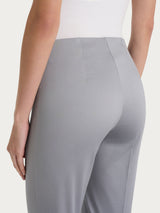Pantalone capri con spacchetti in Satin Power Grigi Donna - Ragno