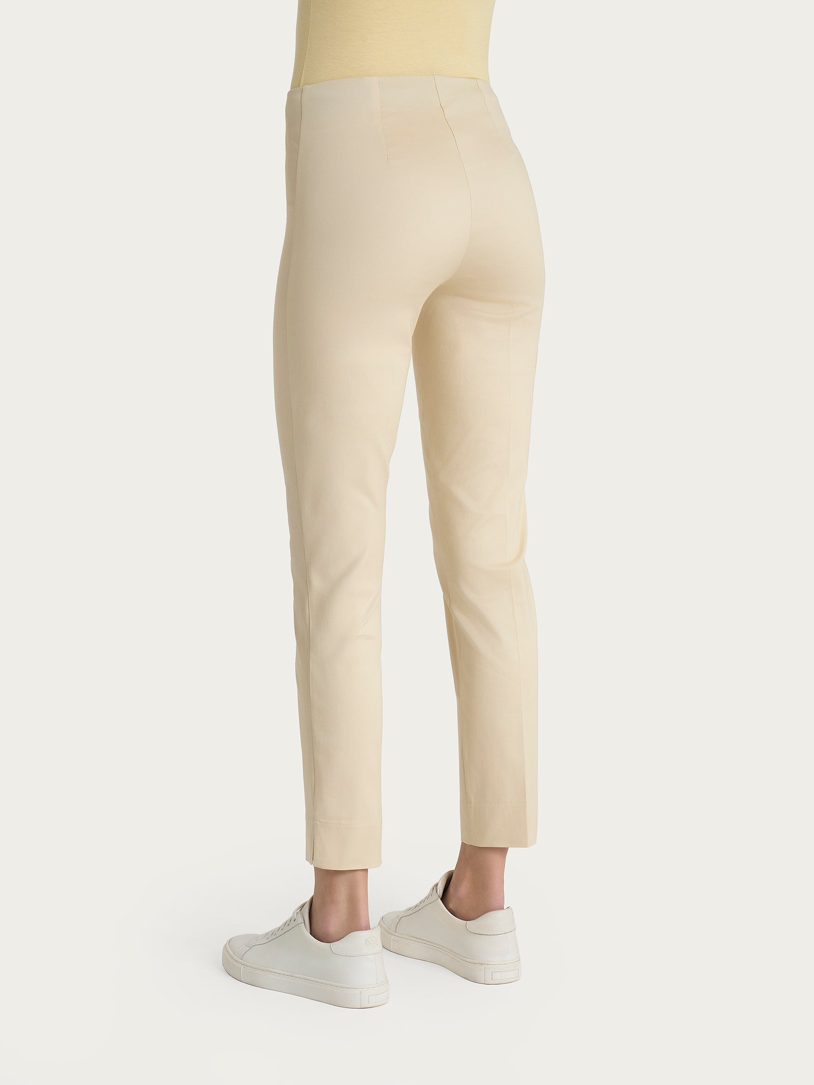 Pantalone capri con spacchetti in Satin Power Marroni Donna - Ragno