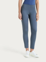 Pantalone capri con spacchetti in Satin Power Neri Donna - Ragno