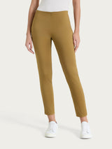 Pantalone capri con spacchetti in Satin Power Verdi Donna - Ragno