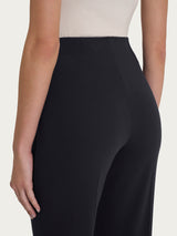 Pantalone ampio in jersey di viscosa crêpe Neri Donna - Ragno