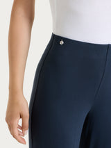 Pantalone ampio in jersey di viscosa crêpe Blu Donna - Ragno