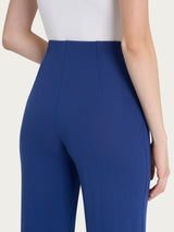 Pantalone ampio in jersey di viscosa crêpe Blu Donna - Ragno