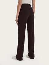 Pantalone ampio in jersey di viscosa crêpe Marroni Donna - Ragno