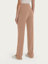 Pantalone ampio in jersey di viscosa crêpe Marroni Donna - Ragno