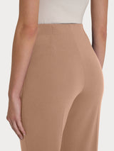 Pantalone ampio in jersey di viscosa crêpe Marroni Donna - Ragno