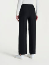 Pantalone ampio alla caviglia in Compact Neri Donna - Ragno
