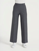 Pantalone ampio alla caviglia in Compact Neri Donna - Ragno