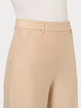 Pantalone ampio alla caviglia in Compact Marroni Donna - Ragno