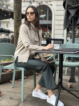 Pantalone ampio alla caviglia in Compact Grigi Donna - Ragno