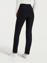 Pantalone dritto con tasche in Compact Neri Donna - Ragno