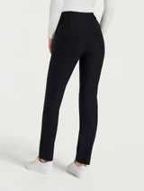 Pantalone dritto con tasche in Compact Neri Donna - Ragno