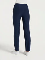 Pantalone dritto con tasche in Compact Blu Donna - Ragno