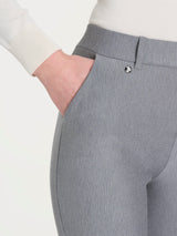 Pantalone dritto con tasche in Compact Neri Donna - Ragno