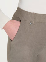 Pantalone dritto con tasche in Compact Grigi Donna - Ragno