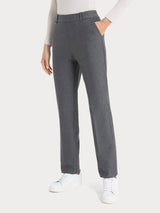 Pantalone dritto con tasche in Compact Neri Donna - Ragno