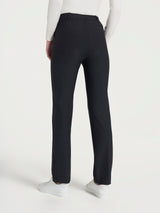 Pantalone dritto con tasche in Compact Neri Donna - Ragno