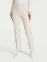 Pantalone dritto con tasche in Compact Bianchi Donna - Ragno