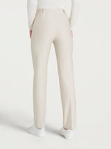 Pantalone dritto con tasche in Compact Bianchi Donna - Ragno