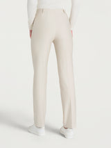 Pantalone dritto con tasche in Compact Bianchi Donna - Ragno
