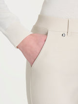 Pantalone dritto con tasche in Compact Bianchi Donna - Ragno