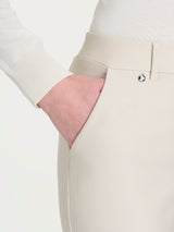 Pantalone dritto con tasche in Compact Bianchi Donna - Ragno