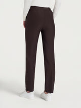 Pantalone dritto con tasche in Compact Marroni Donna - Ragno