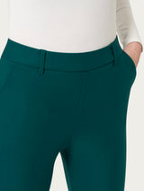 Pantalone dritto con tasche in Compact Verdi Donna - Ragno