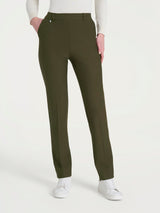 Pantalone dritto con tasche in Compact Verdi Donna - Ragno