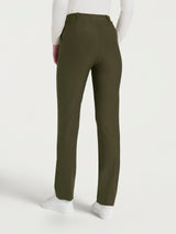 Pantalone dritto con tasche in Compact Verdi Donna - Ragno