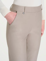 Pantalone dritto con tasche in Compact Grigi Donna - Ragno
