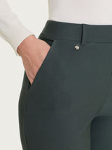 Pantalone dritto con tasche in Compact Grigi Donna - Ragno