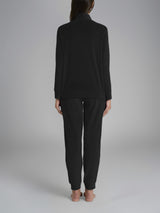 Tuta in ciniglia di misto cotone Neri Donna - Ragno