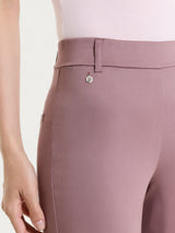 Pantalone flare con spacchetti in Satin Power Viola Donna - Ragno