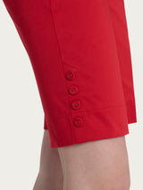 Bermuda con tasche e bottoni in Satin Power Rossi Donna - Ragno