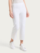 Pantalone flare alla caviglia in Satin Power Bianchi Donna - Ragno