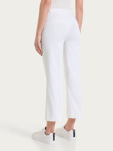 Pantalone flare alla caviglia in Satin Power Bianchi Donna - Ragno