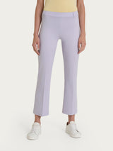 Pantalone flare alla caviglia in Satin Power Rosa Donna - Ragno