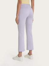 Pantalone flare alla caviglia in Satin Power Rosa Donna - Ragno