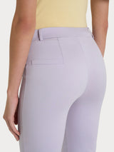 Pantalone flare alla caviglia in Satin Power Rosa Donna - Ragno