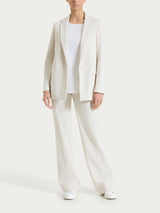 Blazer monopetto in Compact Light Bianchi Donna - Ragno