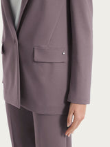 Blazer monopetto in Compact Light Marroni Donna - Ragno