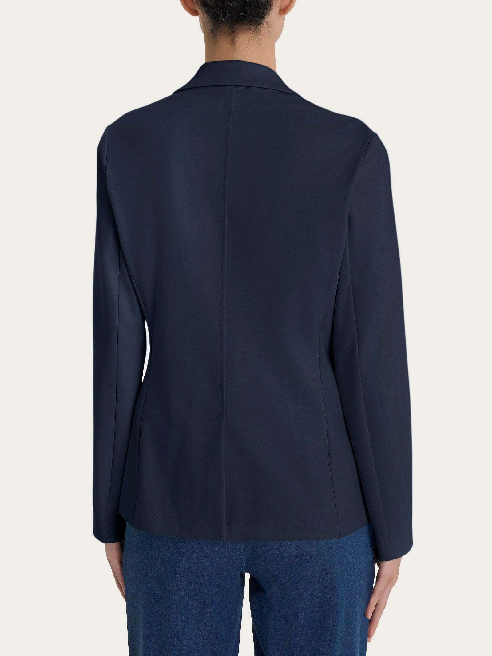 Blazer due bottoni in Compact Light Blu Donna - Ragno