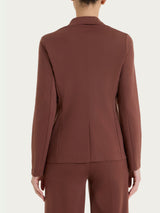 Blazer due bottoni in Compact Light Marroni Donna - Ragno