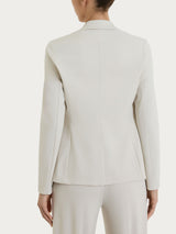 Blazer due bottoni in Compact Light Bianchi Donna - Ragno