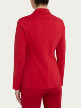 Blazer due bottoni in Compact Light Rossi Donna - Ragno