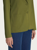 Blazer due bottoni in Compact Light Verdi Donna - Ragno