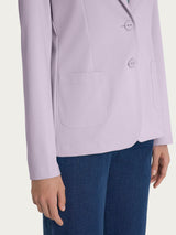 Blazer due bottoni in Compact Light Rosa Donna - Ragno