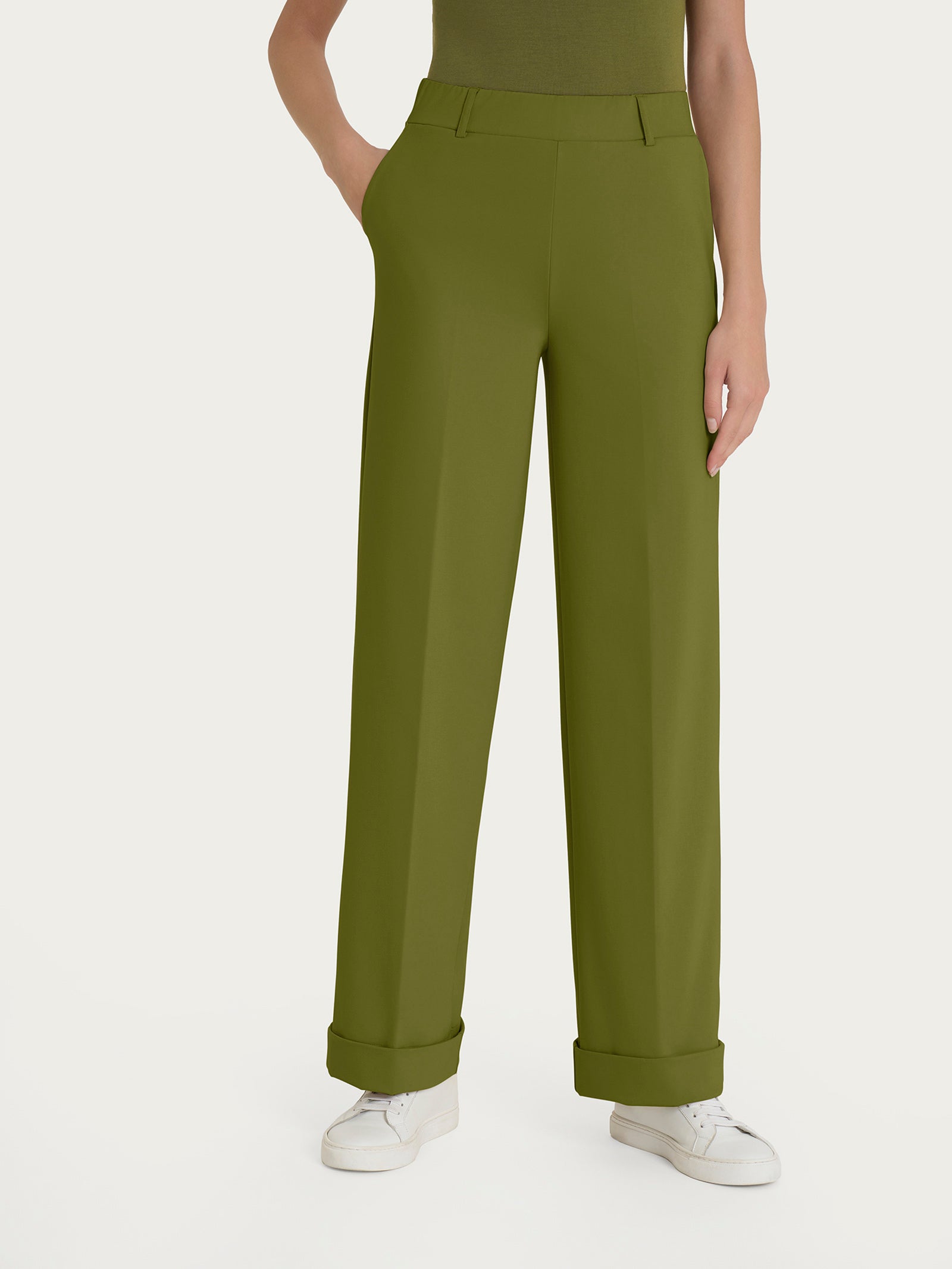 So Allure Pantaloni Verdi Militare Donna Pantaloni Verdi Con