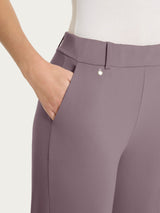 Pantalone ampio con tasche in Compact Light Marroni Donna - Ragno
